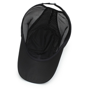 Sport Baseball Cap Quick-Drying Breathable Mesh Sunshade Hat For Men Women Outdoor Use Black - Product Image 4