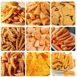 Línea de Producción de Alimentos Fritos de Alto Rendimiento Totalmente Automática, Extrusora de Doble Tornillo para Snacks Fritos, Máquina para <span class=keywords><strong>Doritos</strong></span> - Product Image 2