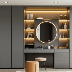 Armario de Dormitorio Independiente de Madera con Gran Capacidad, Diseño Moderno, Características Personalizables - Muebles para el Hogar de Alta Gama - Product Image 1