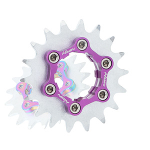 Kit de conversion à vitesse unique pour BMX/VTT-Anneau de verrouillage de roue libre en aluminium pour engrenage fixe et vélo de rue - Product Image 3