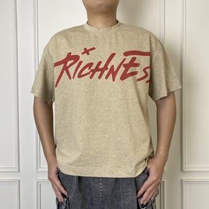 Camiseta de Verano de Algodón Puro de Alta Calidad con Estampado Digital, Cómoda, Holgada, Suave, Fabricante de <span class=keywords><strong>Ropa</strong></span> para <span class=keywords><strong>Hombre</strong></span> - Product Image 4