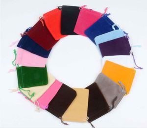 Sac à cordon Proluxe, pochette en velours doré personnalisée, sac promotionnel pour petits cadeaux, emballage en velours avec logo personnalisé - Product Image 2