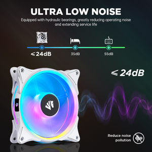 Asiashorse-ventilador de refrigeración <span class=keywords><strong>Rgb</strong></span> de alta calidad, nuevo diseño, FS-9002, 120mm, ARGB, 5V, Hub, <span class=keywords><strong>Control</strong></span> remoto inteligente, enfriador de líquido, ventilador de pc - Product Image 4