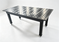 Meja Las Modular 2D Presisi Tinggi OEM dari Besi Cor Nitrided untuk Fabrikasi Logam Industri