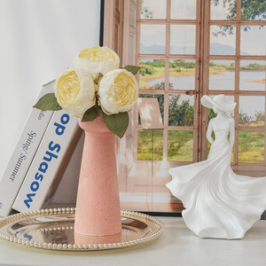 Bouquet de pivoines artificielles Plain Realm, fleurs en soie, décoration d'intérieur, accessoires de mariage - Product Image 4