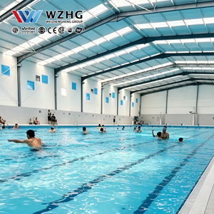 Bâtiments de sports aquatiques scolaires en acier préfabriqué pour les projets de loisirs des élèves et l'entraînement à la natation - Product Image 1