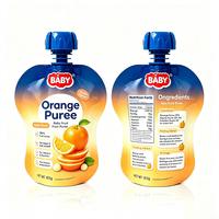Op maat gemaakte speciaal gevormde spout pouch, staande pouch, hoge barrière, hersluitbare spout zak voor fruitpuree, sap, Mylar zakken