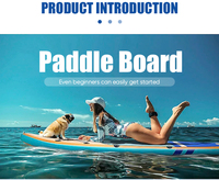 Planche à pagaie gonflable durable, légère et très vendue pour les vacances d'été