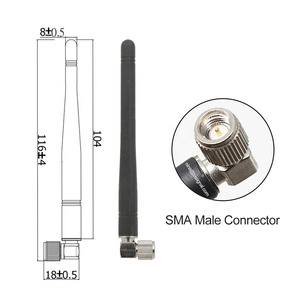 Dài phạm vi không dây 433/470/780/<span class=keywords><strong>868</strong></span>/915Mhz thông tin liên lạc thu phát mô-đun công nghiệp cấp <span class=keywords><strong>RF</strong></span> GSM <span class=keywords><strong>868</strong></span> Lora Ăng ten không thấm nước - Product Image 5