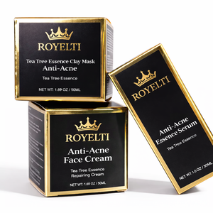 Boîte d'emballage cosmétique personnalisée recyclée, carton pliable pour crème pour le visage, estampage à chaud, papier artistique, impression personnalisée - Product Image 5