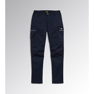 Pantalon cargo Diadora Athena noir taille 38 coupe régulière antistatique pour atelier d'usine en sergé polyester coton élasthanne - Product Image 1