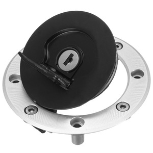 Bouchon de réservoir de gaz de carburant de <span class=keywords><strong>moto</strong></span> RSP serrure de couvercle en alliage d'aluminium noir pour GSXR 600/750/1000 GS500 RGV 250 GSX400 600/750 - Product Image 5