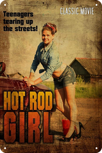 Affiche de Pinup de fille Sexy, Plaque en métal rétro, signe en étain Pin Up pour la décoration de café, <span class=keywords><strong>Pub</strong></span>, Plaque murale, Bar, Salon, décoration de maison - Product Image 2