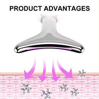 Appareil de massage portable pour le lifting de la peau du visage et du cou, tête de massage ergonomique, outil de beauté et de relaxation à domicile