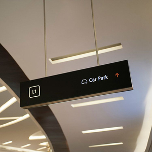 Cajas de Luz LED Colgantes Personalizadas para Interiores y Exteriores, Señalización Comercial Pública, Señalización Direccional para Aeropuertos - Product Image 6