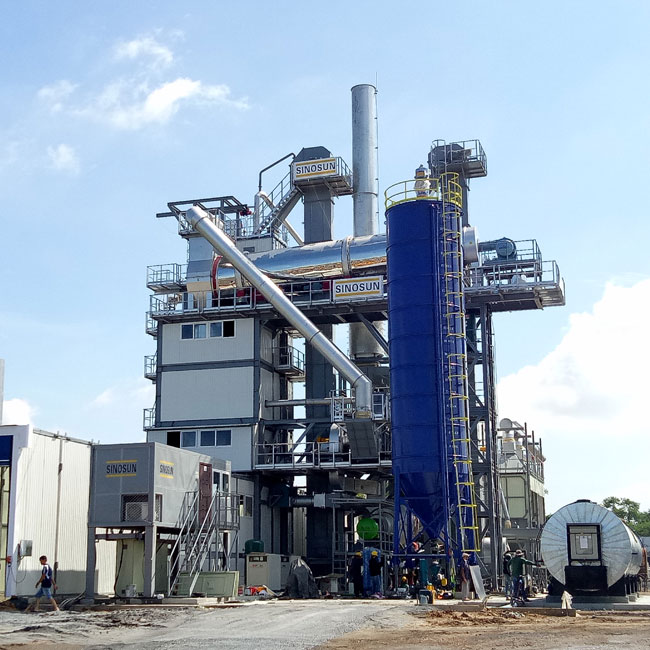 120-240TPH RAP рециркулирует асфальтобетонный завод для продажи