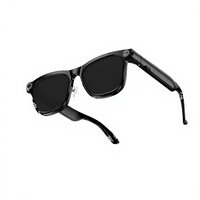 Lunettes Intelligentes IA avec Caméra, Traduction en Temps Réel, Assistant Vocal, Contrôle Tactile, Lunettes Bluetooth pour Voyages d'Affaires