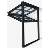 Ventana Plegable de Aluminio CLAERVIEW con Vidrio, para 3 Estaciones, con Persiana, Insonorizada, Diseño Moderno para Uso Exterior