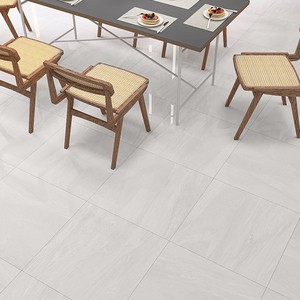 60x60 ngà trắng toàn thân đá cẩm thạch rắn gạch lát sàn sứ bóng loáng đánh bóng gạch sáng bóng cho sàn phòng khách - Product Image 3