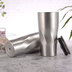 Custom Logo 30 oz 20 oz Beer Stainless Steel Double Wall Twisty Tumbler Insulated Vacuum 20oz 30oz Travel <b>Coffee</b> Mug with Lid - Product Image 5