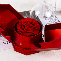Großhandel Kreative Maßgefertigte Ewige Blumen-Rosen-Schmuckbox Geburtstagsgeschenk Valentinstagsgeschenk für Freundin
