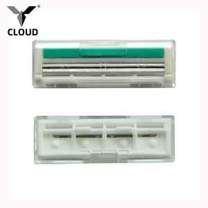 Rasoio di sicurezza usa e getta CLOUD a doppia lama con lame in acciaio inossidabile, cartucce intercambiabili per rasatura a umido <span class=keywords><strong>da</strong></span> <span class=keywords><strong>uomo</strong></span> - Product Image 3