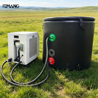 Enfriador de Baño de Hielo Inteligente con Control WiFi, R410A, 0.5HP, Automático, de Alta Productividad, con Bomba de Compresor y Motor, Modos de Calefacción y Refrigeración