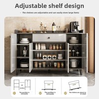 Meubles de rangement personnalisés en bois pour table, buffet de salle à manger, armoire latérale
