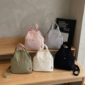 New Lady Fashionable Canvas <b>Backpack</b> Shoulder Bag Animal Prints Large Capacity Commuting School Can Be Slung Diagonally Zipper - Product Image 2