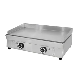 Griglia piana commerciale della piastra dell'hamburger del Gas dell'acciaio inossidabile <span class=keywords><strong>per</strong></span> l'attrezzatura del ristorante - Product Image 3