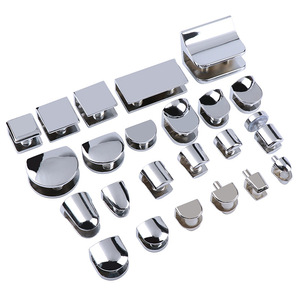 Top Home Furnishings Zinc Alloy <b>Glass</b> Clip Durable Modern Simple Connectors Shelf Supports For Cabinet Partition - Product Image 5