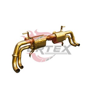 Système d'échappement Valvetronic plaqué or Vortex SS304 pour Audi R8 V10 5.2L 2018-2023, silencieux de performance racing Catback - Product Image 5