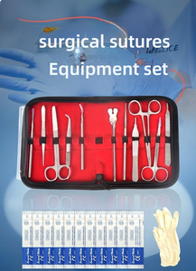 Ensemble d'instruments <span class=keywords><strong>de</strong></span> science médicale <span class=keywords><strong>de</strong></span> 11 pièces Gants <span class=keywords><strong>de</strong></span> 11 lames Kit d'outils <span class=keywords><strong>de</strong></span> dissection biologique <span class=keywords><strong>de</strong></span> <span class=keywords><strong>suture</strong></span> chirurgicale Gants <span class=keywords><strong>de</strong></span> 11 lames - Product Image 5