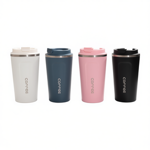 Sublimation Tumbler 380ml 510ml Stainless Steel Vacuum Insulated <b>Coffee</b> Mug Handle Lid for BPA Free LED Temperature - Product Image 1