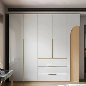 Vô Hình Màu Đen Hiện Đại Tối Giản Tủ Ngăn Kéo Tủ Quần Áo G Hình Dạng Cửa Xử Lý Mà Không Cần Khoan Tối Giản Xử Lý Cho Tủ - Product Image 5