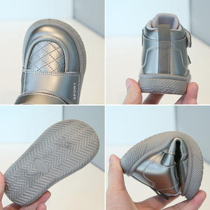 รองเท้ากีฬาเด็กฤดูใบไม้ผลิ รองเท้าบาสเก็ตบอลหุ้มข้อสูงสำหรับเด็กชายและเด็กหญิง รองเท้าเด็กเล็ก ระบายอากาศได้ดี กันลื่น สวมใส่สบาย - Product Image 3