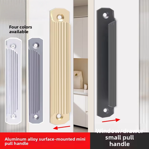 Non-drilling Aluminum Alloy Sliding <strong>Door</strong> Small Handle Screen <strong>Door</strong> Wardrobe <strong>Door</strong> Balcony <strong>Door</strong> <strong>Knob</strong> No-installation Window Handle - Product Image 5