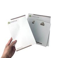 Bloc-notes A5 personnalisé avec logo imprimé, feuilles mobiles, pages lignées, pour le bureau, promotionnel, à déchirer
