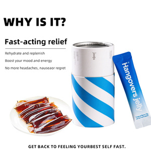 เครื่องดื่มป้องกันอาการเมาค้างธรรมชาติมิลค์ทิสเทิลเหลวในตับเพื่อสุขภาพแอลกอฮอล์หยุดวิตามินให้ความชุ่มชื้นเจลลี่แก้อาการเมาค้าง - Product Image 2