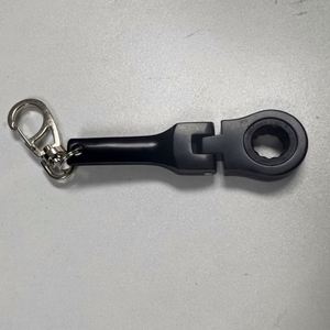 Steel Flexible Head <b>Ratcheting</b> Wrench <b>Spanner</b> Adjustable Hand Tools Keychain Accessories - Product Image 6