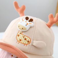Gorro de Pescador para Bebé, Estilo Coreano, Lindo, para Niños y Niñas, 100% Algodón, Protección Solar, Transpirable, Moderno, Gorro de Pescador Delgado