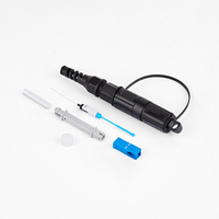 FTTH Optic Fiber Connector Assembly SM/APC SM/UPC SC Quick Connect Waterproof Joint Waterproof Connector