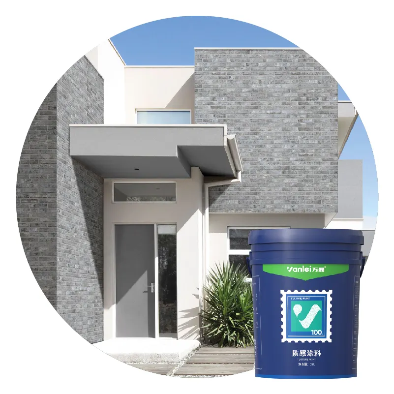 Wanlei Liquid Granite stone paint wall Granite Coating