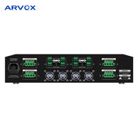 Amplificateur de puissance audio professionnel 240W 4 canaux 2U classe D en aluminium 4 ~ 16 ohms à impédance pour l'expansion de zone