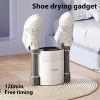 Séchoir à chaussures électrique pliable, séchage rapide, désodorisant, élimination de l'humidité, chauffe-chaussures portable, désodorisant à l'ozone et aux UV