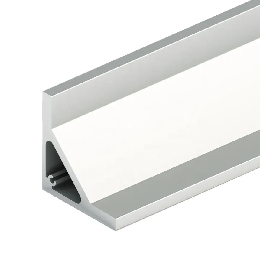 Application de profilé en aluminium led, section de cadre anodisé, profils en aluminium