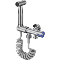 Offre Spéciale – Ensemble de Douchette WC Murale Moderne en Acier Inoxydable Écologique pour Salle de Bain et Hôtel, avec Pulvérisateur Bidet Brossé Shattaf