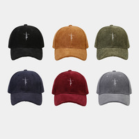 Gorra de Béisbol de Pana con Bordado de Letra Pequeña a la Moda Estilo Papá para Mujer Gorra Sencilla con Visera Estilo Coreano para Hombre