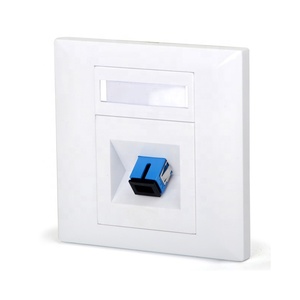 Fiber to the <strong>Home</strong> 1 Core White Simplex ATB Terminal Roseta <strong>FTTH</strong> Fiber Optic Terminal Caja Box 86 Face Plate OTB - Product Image 2