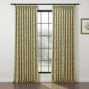 Tende in Poliestere 100% con Stampa Floreale e Ganci in Tinta Unita per Finestre, Direttamente dalla Fabbrica - Product Image 4